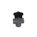  Passion | Diverter Valve 1 1/2" S x 1 1/2" S x 1 1/2" S, Star Handle, Black 150492-01